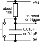 power-on reset or trigger circuit