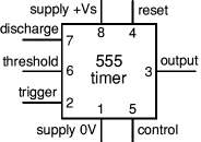 555 timer circuit symbol